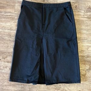 GAP black mid length skirt size 6